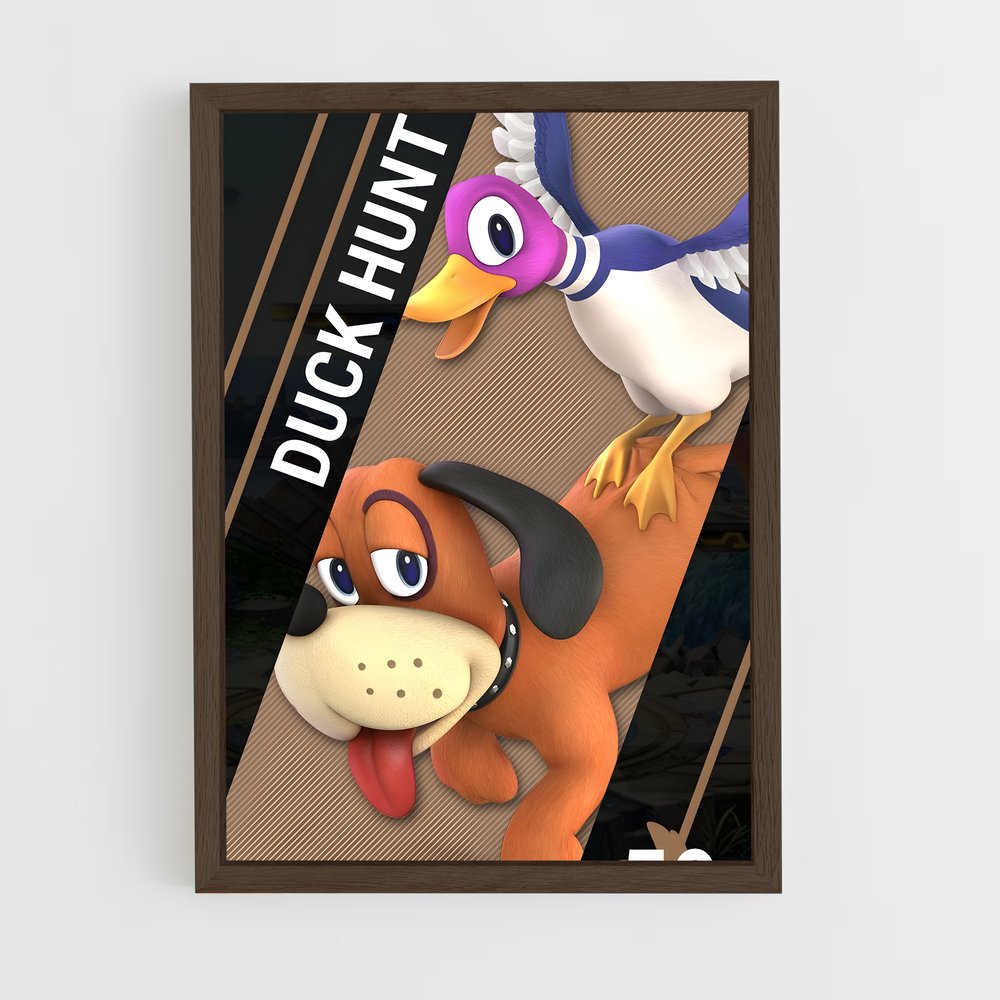 Poster Chasse aux Canards – affiche Super Smash Bros (vue 5)